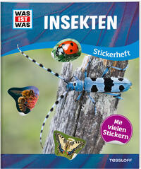 Vorderes Coverbild WAS IST WAS Stickerheft Insekten