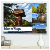 Vorderes Coverbild Felsen im Wasgau (hochwertiger Premium Wandkalender 2025 DIN A2 quer), Kunstdruck in Hochglanz