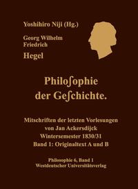 Vorderes Coverbild Georg Wilhelm Friedrich Hegel