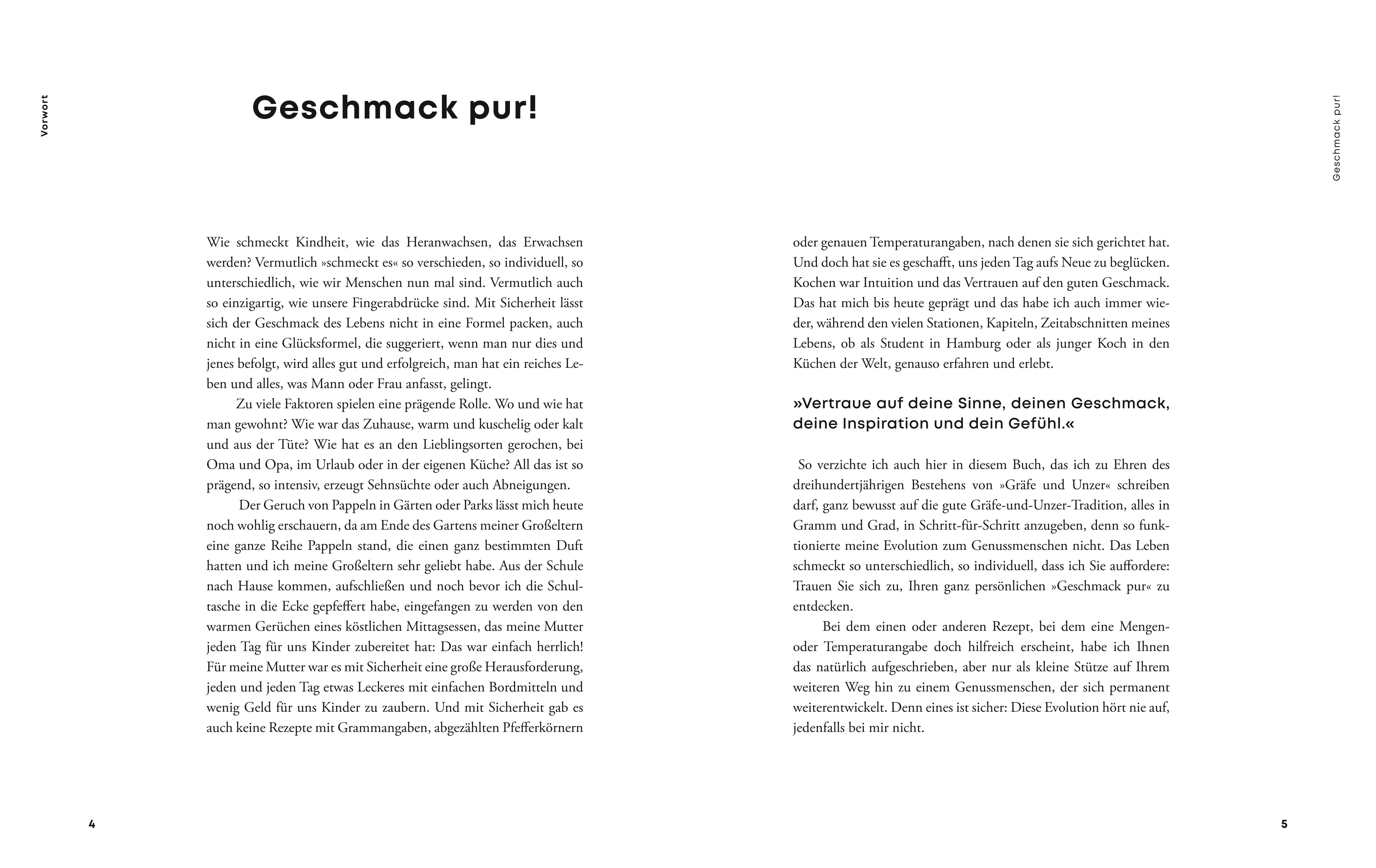 Beispielinhalt (Bild) Geschmack pur!