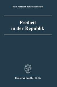 Vorderes Coverbild Freiheit in der Republik.
