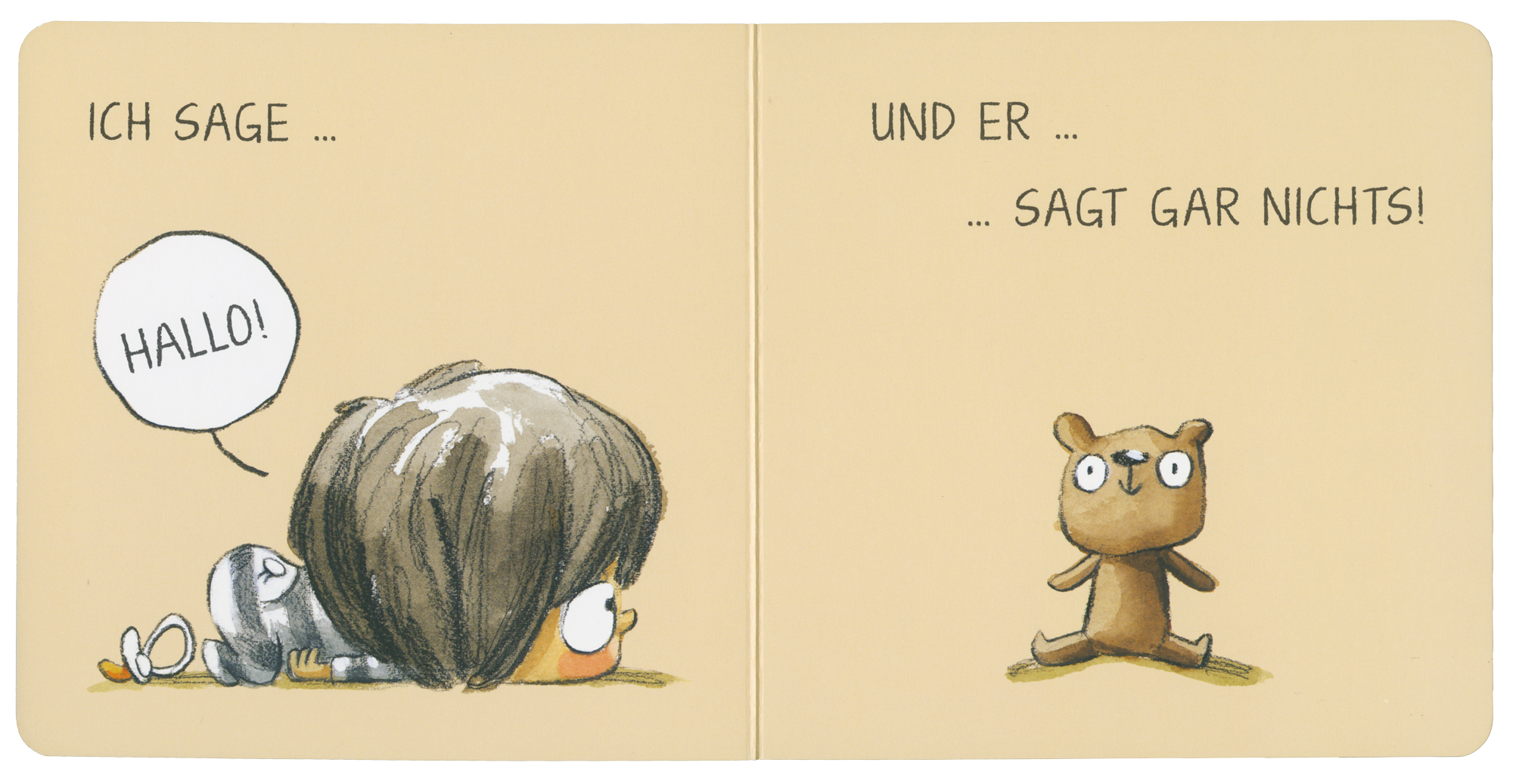 Beispielinhalt (Bild) Babymia. Hallo!