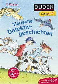 Vorderes Coverbild Duden Leseprofi – Tierische Detektivgeschichten, 2. Klasse (DB)