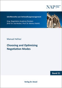 Vorderes Coverbild Choosing and Optimizing Negotiation Modes