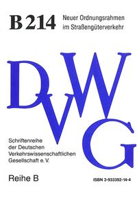 Vorderes Coverbild Neuer Ordnungsrahmen im Straßengüterverkehr