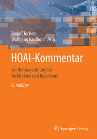 Vorderes Coverbild HOAI-Kommentar