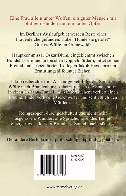 Rückseitencover Auslaufgebiet