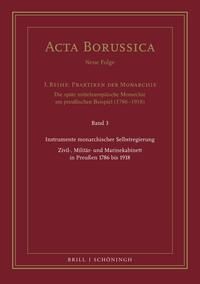 Vorderes Coverbild Instrumente monarchischer Selbstregierung