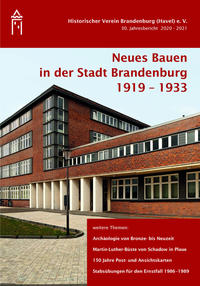 Vorderes Coverbild Neues Bauen in der Stadt Brandenburg 1919-1933