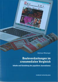 Vorderes Coverbild Boulevardzeitungen im crossmedialen Vergleich