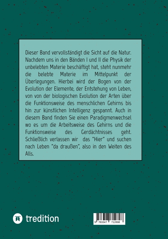Rückseitencover Paradigmenwechsel oder eine neue Sicht auf die Welt