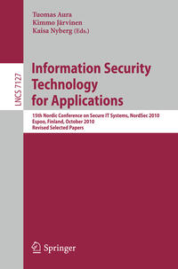 Vorderes Coverbild Information Security Technology for Applications