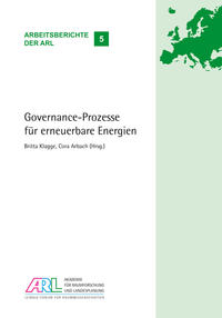 Vorderes Coverbild Governance-Prozesse für erneuerbare Energien