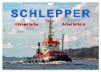 Vorderes Coverbild Schlepper - bärenstarke Arbeitstiere (Wandkalender 2025 DIN A4 quer), CALVENDO Monatskalender