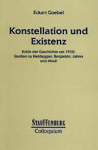 Vorderes Coverbild Konstellation und Existenz