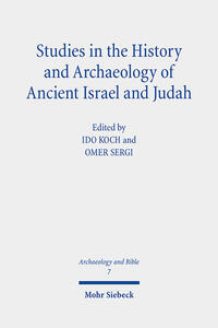 Vorderes Coverbild Studies in the History and Archaeology of Ancient Israel and Judah
