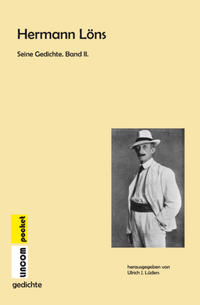 Vorderes Coverbild Hermann Löns. Seine Gedichte. Band II.