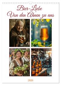 Vorderes Coverbild Bier-Liebe Von den Ahnen zu uns (Wandkalender 2026 DIN A3 hoch), CALVENDO Monatskalender