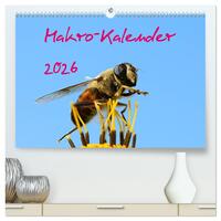 Vorderes Coverbild Makro-Kalender 2026 (hochwertiger Premium Wandkalender 2026 DIN A2 quer), Kunstdruck in Hochglanz