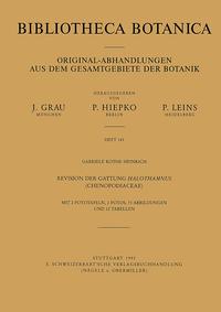 Vorderes Coverbild Revision der Gattung Halothamnus (Chenopodiaceae)