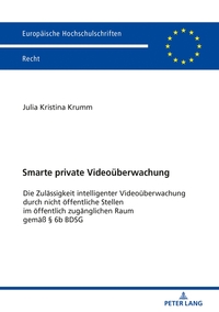 Vorderes Coverbild Smarte private Videoüberwachung