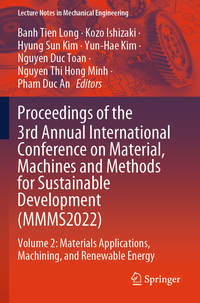 Vorderes Coverbild Proceedings of the 3rd Annual International Conference on Material, Machines and Methods for Sustainable Development (MMMS2022)
