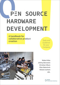 Vorderes Coverbild Open source hardware development – A handbook for collaborative product creation