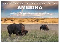 Vorderes Coverbild Amerika - Naturschönheiten des Westens (Tischkalender 2025 DIN A5 quer), CALVENDO Monatskalender