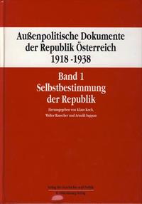 Vorderes Coverbild Außenpolitische Dokumente der Republik Österreich 1918 - 1938 Band 1