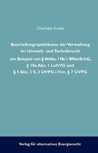Vorderes Coverbild Beurteilungsspielräume der Verwaltung im Umwelt- und Technikrecht