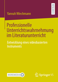 Vorderes Coverbild Professionelle Unterrichtswahrnehmung im Literaturunterricht