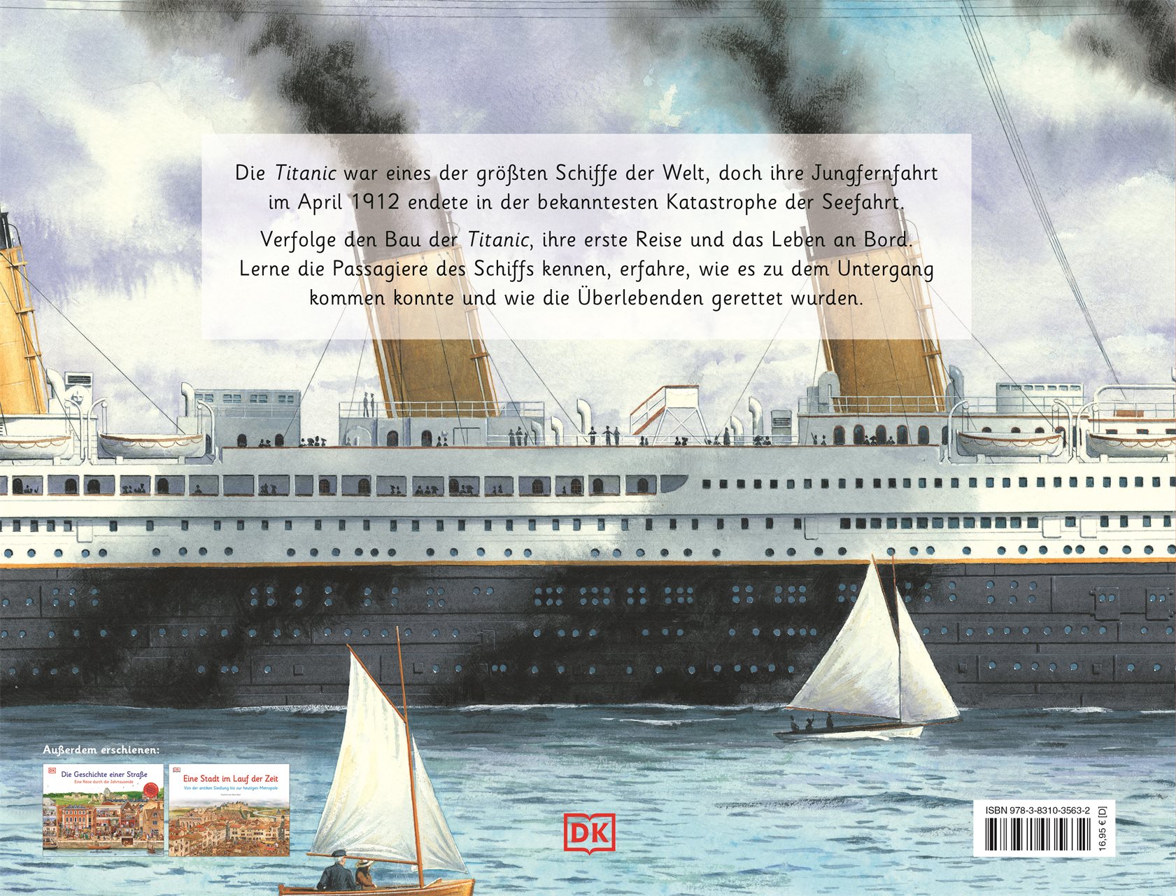 Rückseitencover Die Geschichte der Titanic
