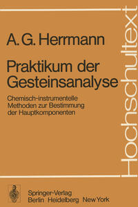 Vorderes Coverbild Praktikum der Gesteinsanalyse