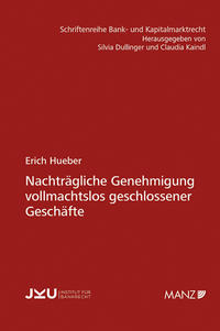 Vorderes Coverbild Nachträgliche Genehmigung vollmachtlos geschlossener Geschäfte