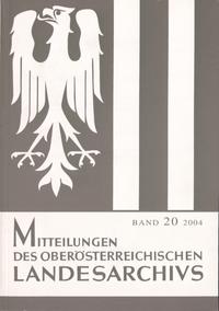 Vorderes Coverbild Mitteilungen des oberösterreichischen Landesarchivs / Mitteilungen des Oberösterreichischen Landesarchivs