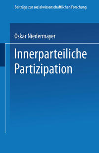 Vorderes Coverbild Innerparteiliche Partizipation
