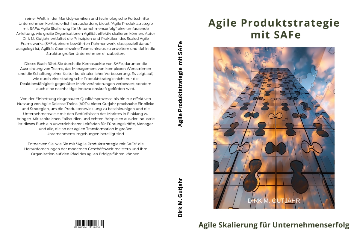 Gesamtes Coverbild Agile Produktstrategie mit SAFe