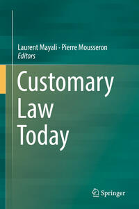 Vorderes Coverbild Customary Law Today