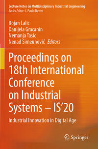 Vorderes Coverbild Proceedings on 18th International Conference on Industrial Systems – IS’20