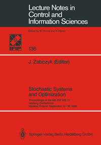 Vorderes Coverbild Stochastic Systems and Optimization