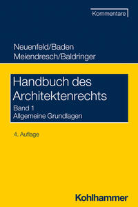 Vorderes Coverbild Handbuch des Architektenrechts