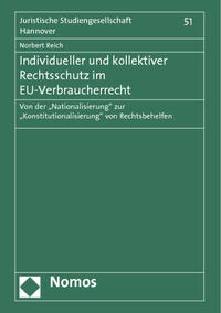 Vorderes Coverbild Individueller und kollektiver Rechtsschutz im EU-Verbraucherrecht