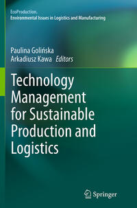 Vorderes Coverbild Technology Management for Sustainable Production and Logistics