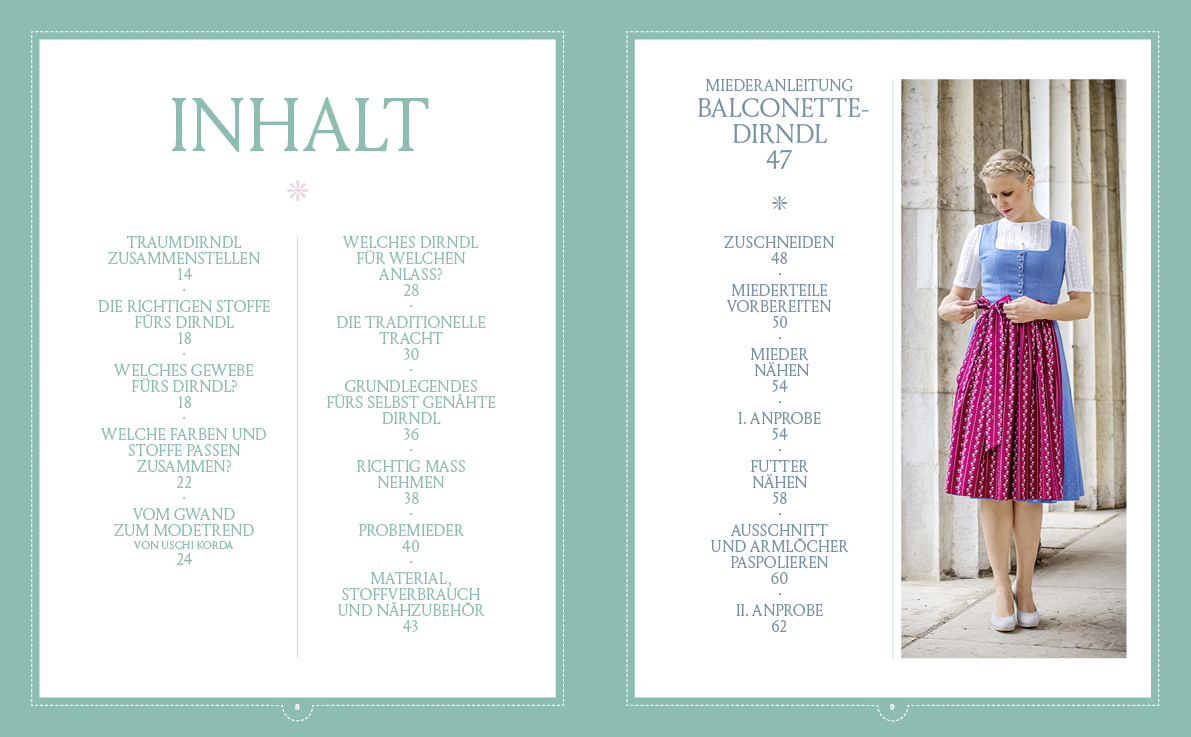 Beispielinhalt (Bild) Mein selbst genähtes Dirndl