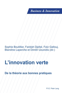 Vorderes Coverbild L’innovation verte