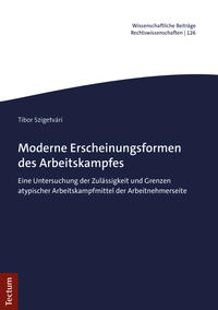 Vorderes Coverbild Moderne Erscheinungsformen des Arbeitskampfes