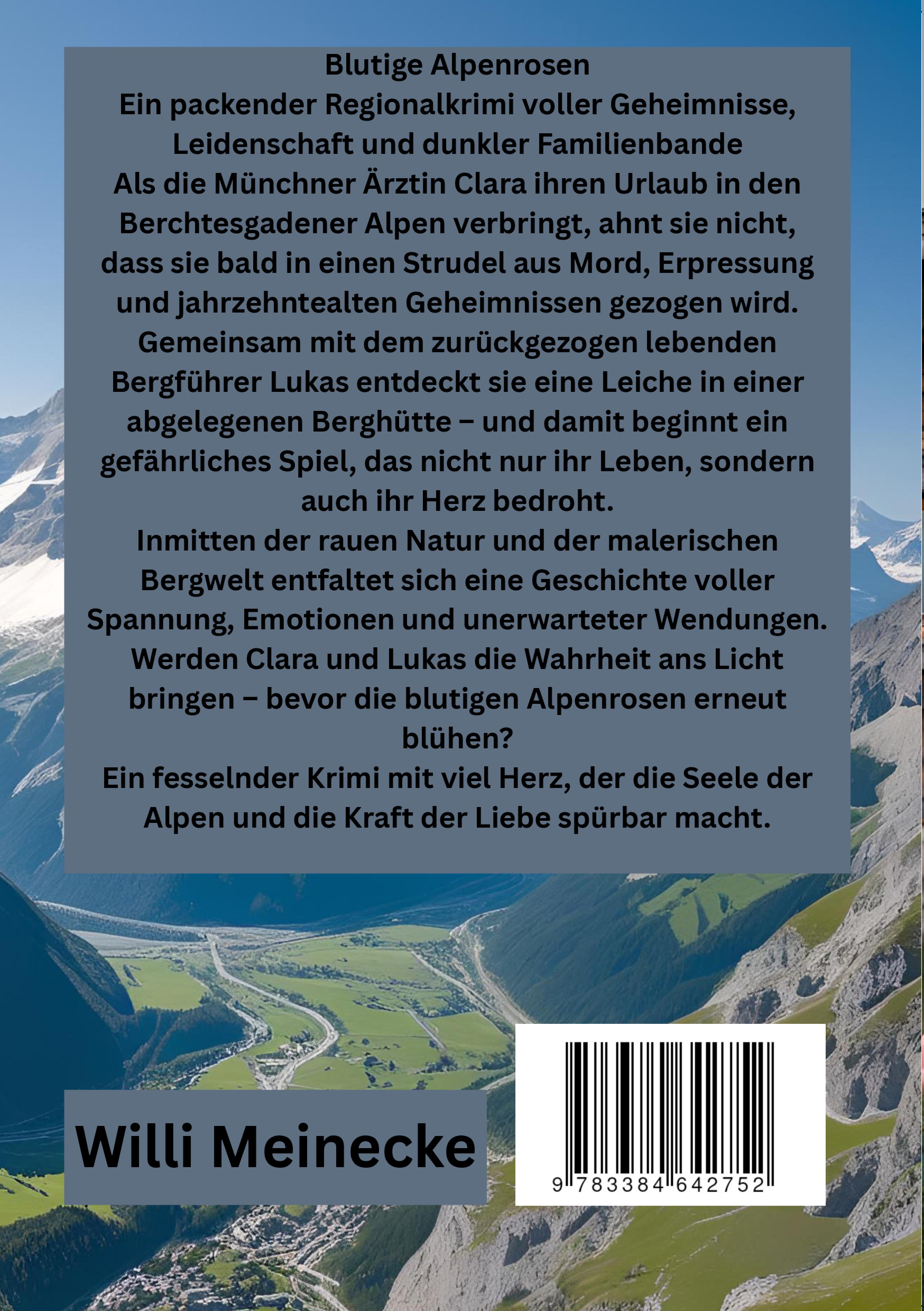 Rückseitencover Blutige Alpenrosen