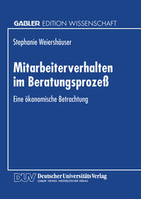 Vorderes Coverbild Mitarbeiterverhalten im Beratungsprozeß