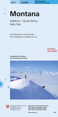 Vorderes Coverbild 273S Montana Schneesportkarte