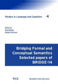Vorderes Coverbild Bridging Formal and Conceptual Semantics